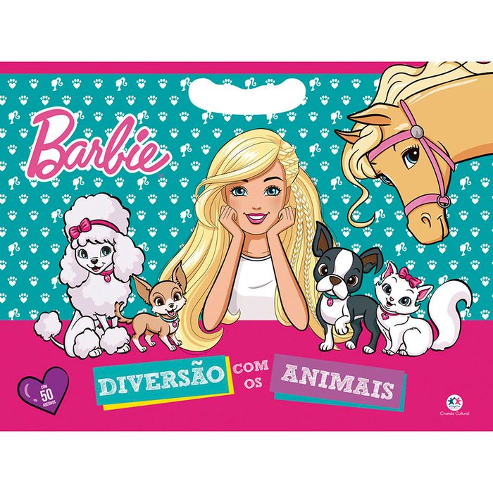 Livrinho de Atividades com Adesivos Barbie