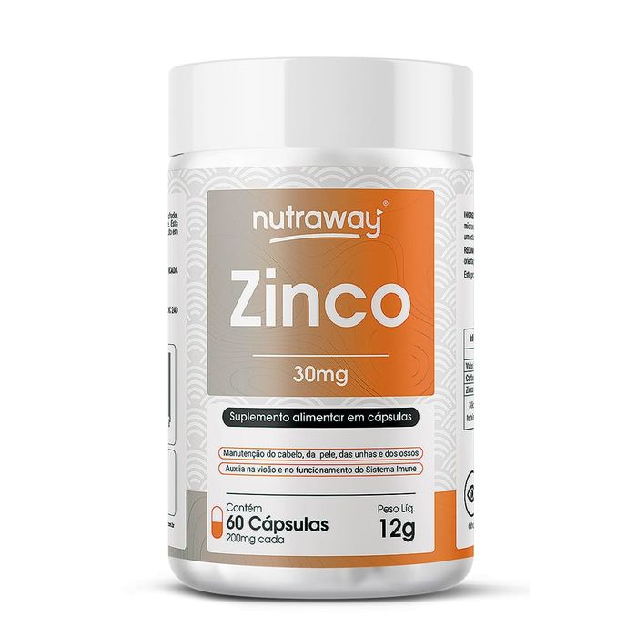 Zinco 30 mg 60 Cápsulas